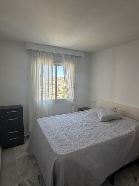 Master bedroom with view to the hills